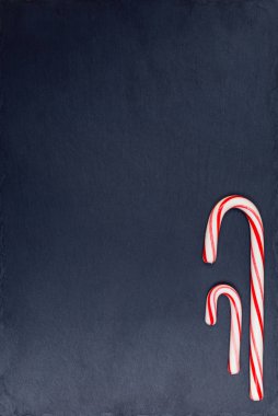 İki şeritli tatil baston şekerler