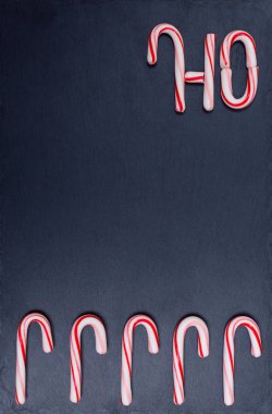 Tatil şeker kamışı kompozisyon çizgili