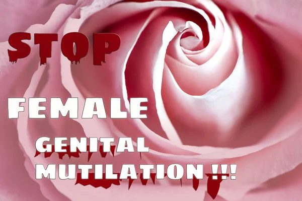 Stop female circumcision,  genital mutilation