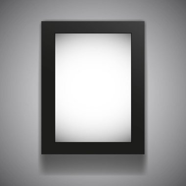 Boş Billboard Lightbox sahte izole duvar