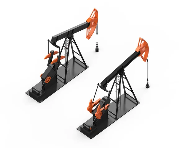 Oil Pump Render Petroleum Industry Equipment Isolated White Background Energy — Stock Photo, Image