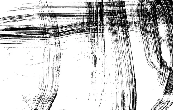 手ブラシで乾いたブラシの質感 ベクトルイラスト ダッシュとスクラッチで都市インクのテクスチャ表面 オーバーレイ マルチレトロフィルター ブラックグランジ抽象的なヴィンテージ Print — ストックベクタ