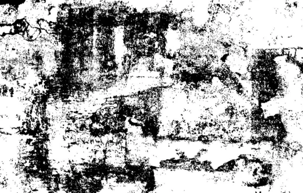 Grunge Negro Textura Cepillo Seco Sobre Papel Cepillado Mano Ilustración — Archivo Imágenes Vectoriales