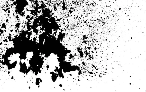 Tekstura Tuszu Grunge Ręcznie Szczotkowane Abstrakcyjny Staroświecki Brudny Odcisk Ilustracja — Wektor stockowy