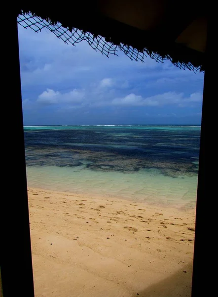 La Digue strandutsikt — Stockfoto