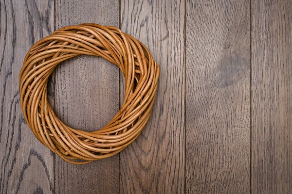 Couronne torsadée Décoration en bois — Photo