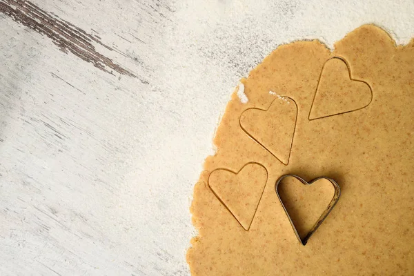 Valentines day hearts Cookies. — Stok Foto