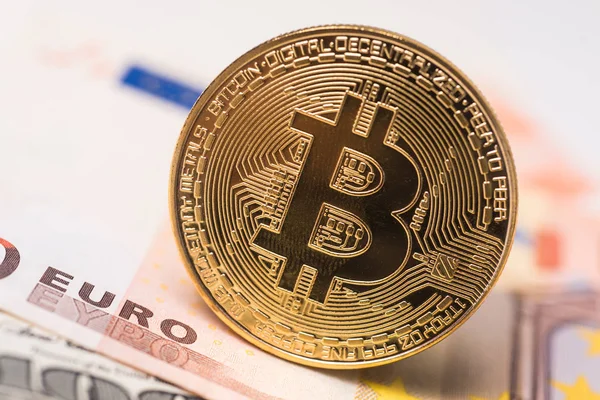 Bitcoin moneda concepto —  Fotos de Stock