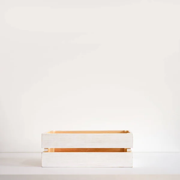 Prázdné dřevěné krabice — Stock fotografie