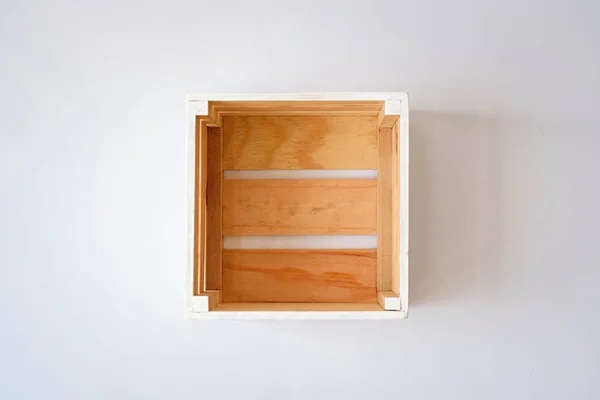 Empty wood box — Stock Photo, Image