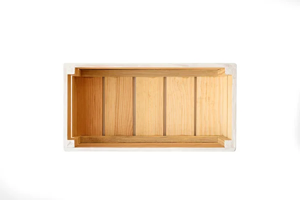 Caixa de madeira vazia — Fotografia de Stock