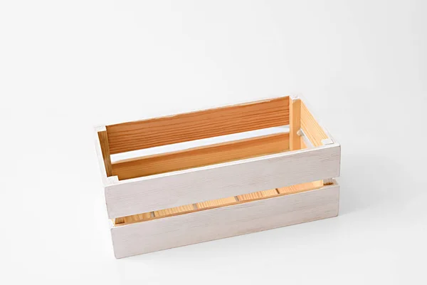 Caja de madera vacía —  Fotos de Stock