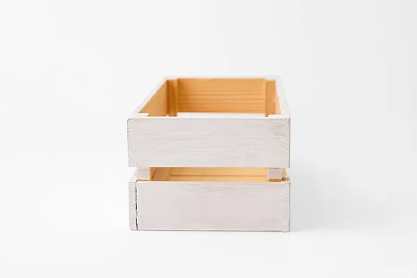 빈 나무 상자 — 스톡 사진