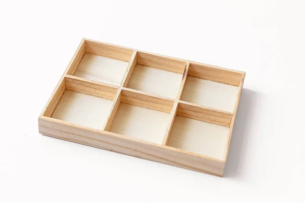 Caixa de madeira vazia — Fotografia de Stock