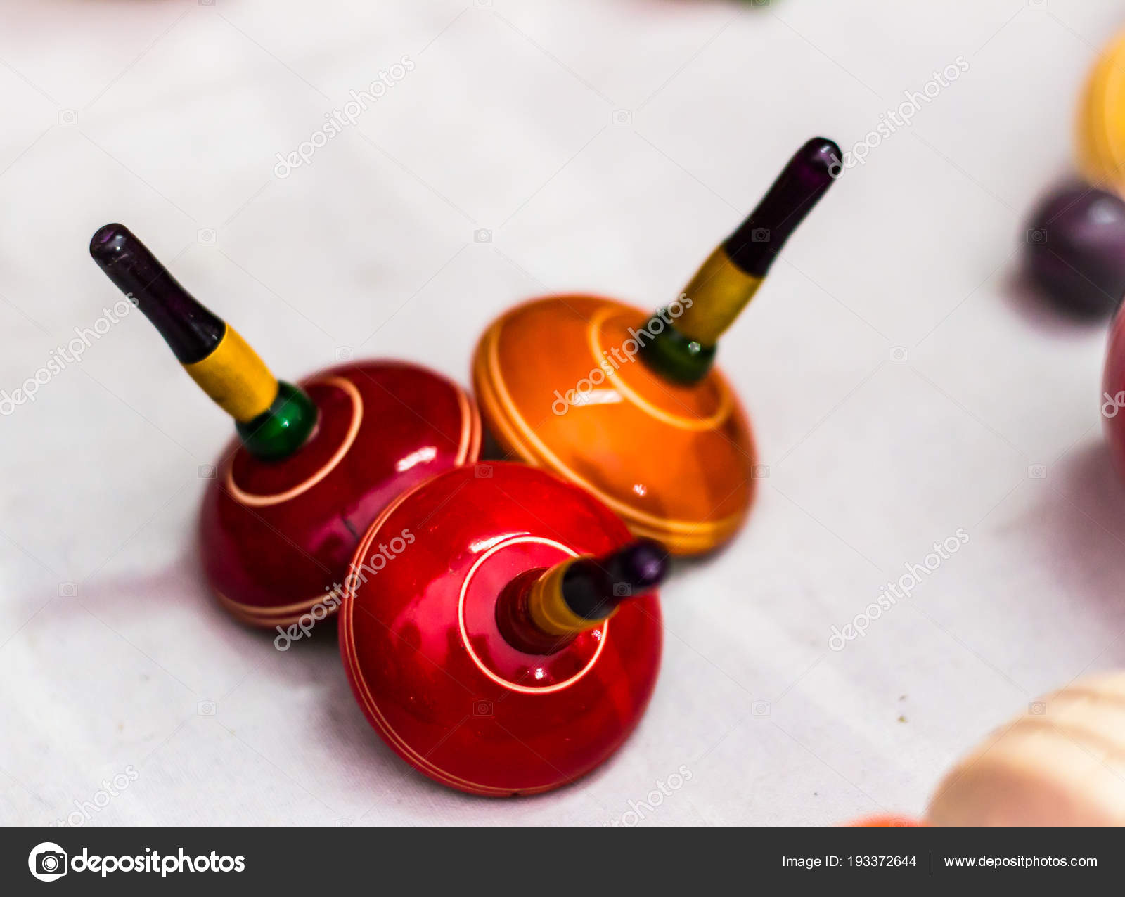 old spinning tops