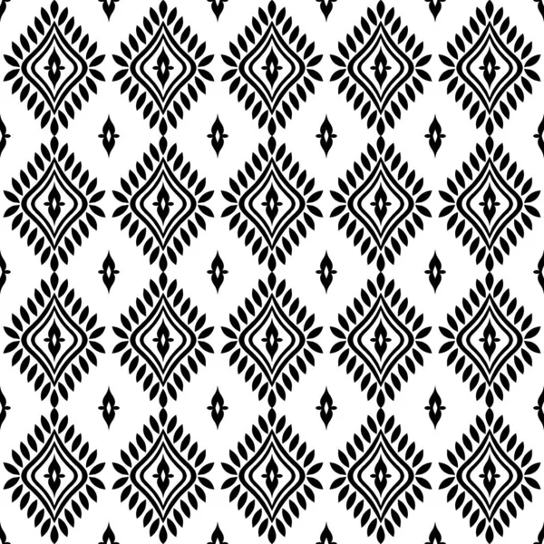 Černobílý dekorativní geometrický vzor. Textura design: textil, bezešvé tapety, obal papírové tapety tapety — Stockový vektor