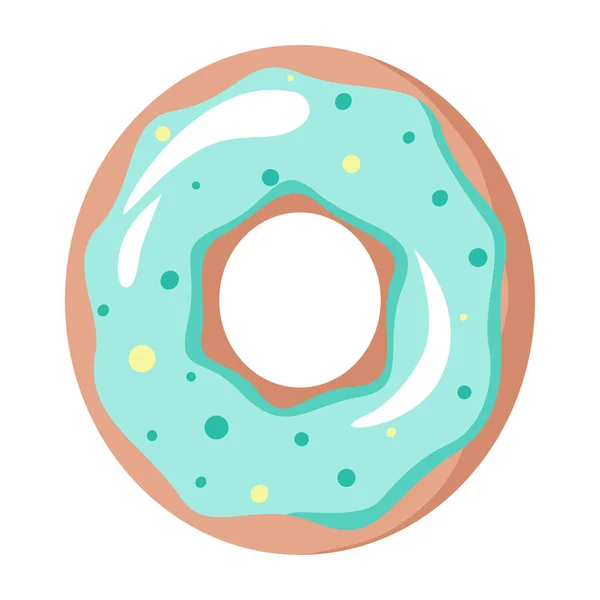 Letter of the donut — Stock Vector