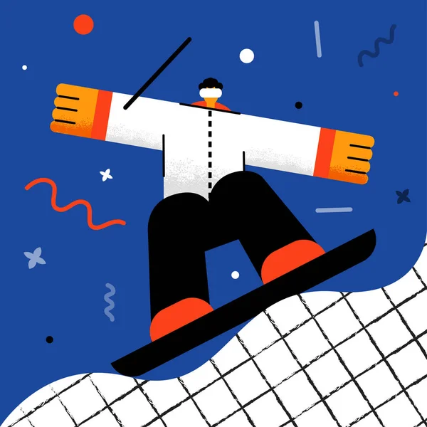 Snowboarder is Royalty Free Stock Illustrations