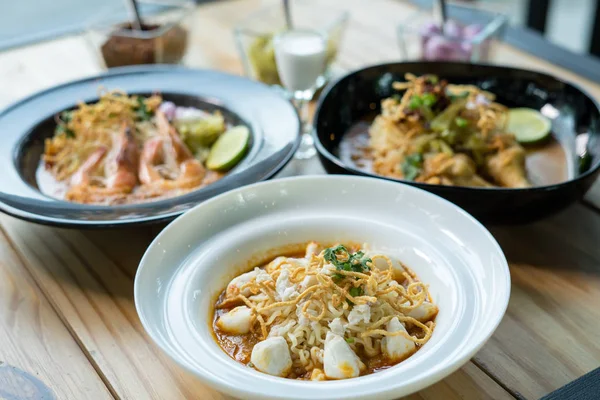 Khao Soi Recette Cuisine thaïlandaise — Photo