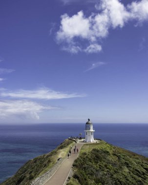 Cape reinga Pasifik tasman Denizi Yeni Zelanda karşılar