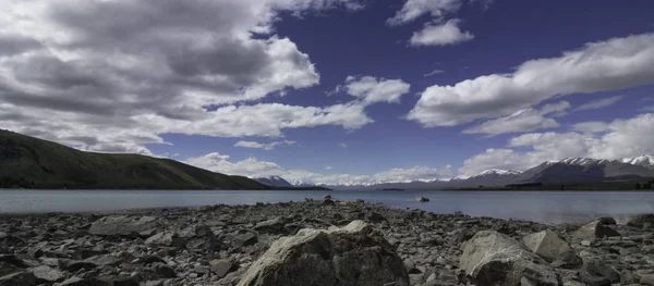 Λίμνη Tekapo Νέα Ζηλανδία — Φωτογραφία Αρχείου