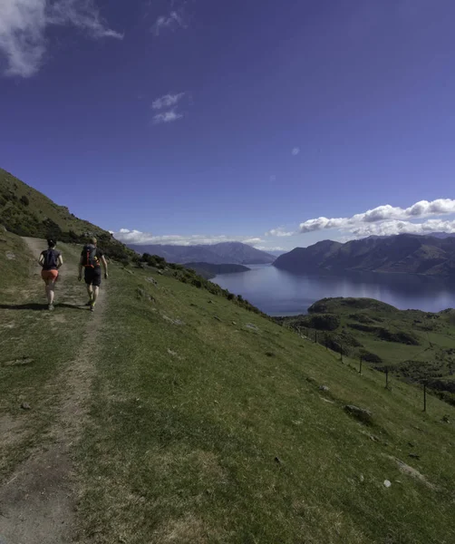 Roys Peak Nueva Zelanda Día Caminata Wanaka —  Fotos de Stock