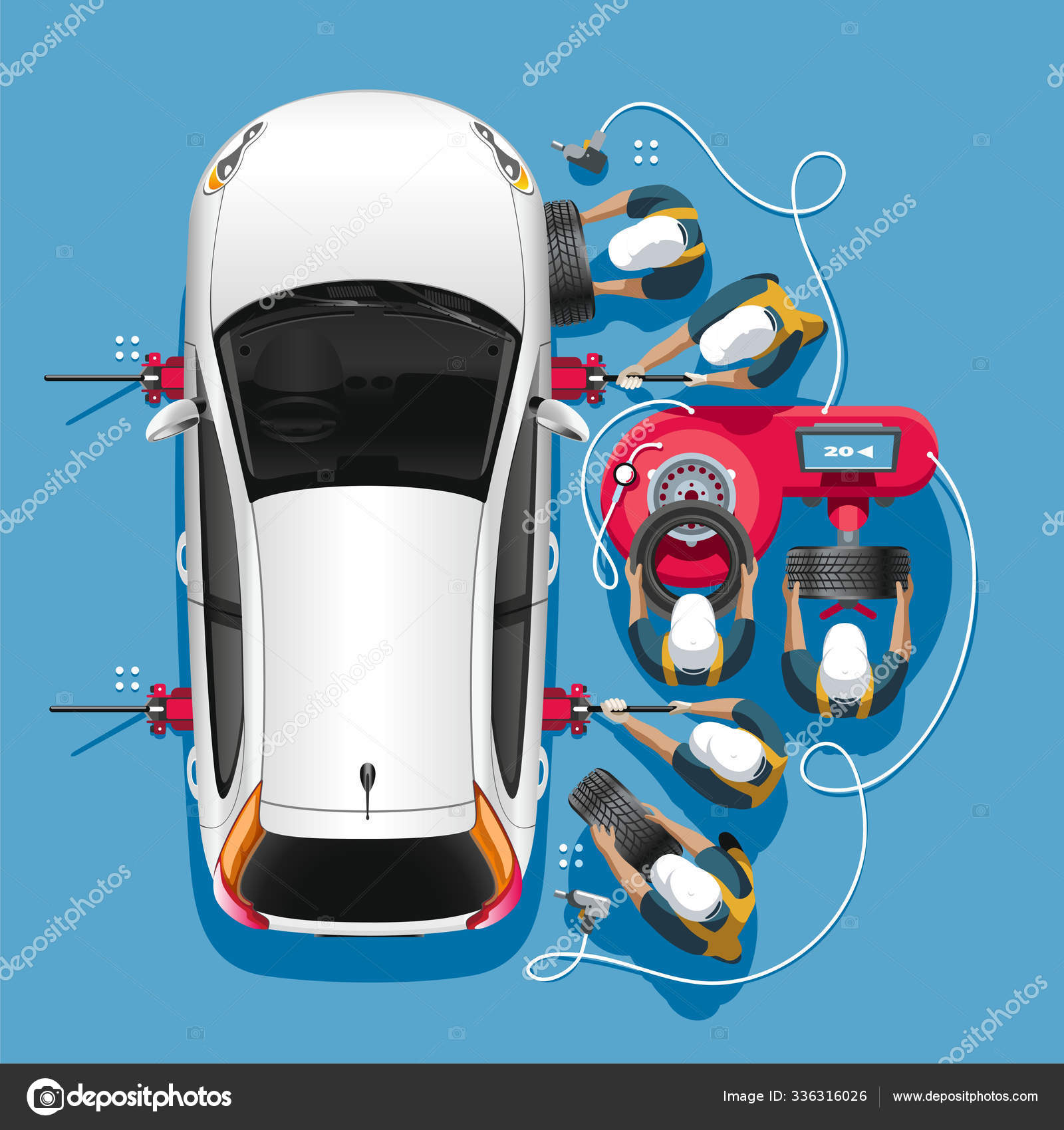 Шинная Установка Векторное Изображение ©AntonioBanderAS 336316026