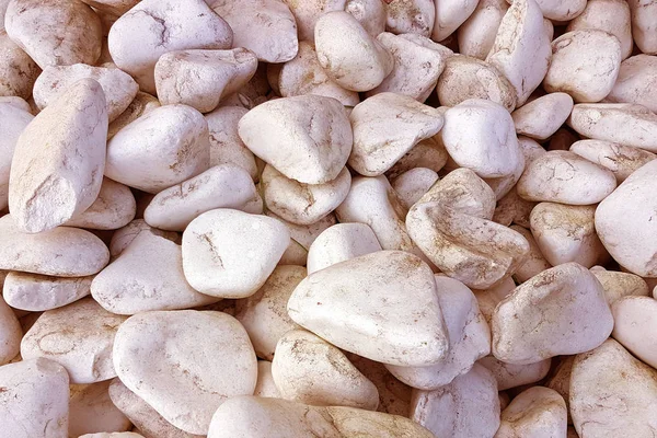 Texture Large Sanded Gravel Fine White Chalk Stones Sepia Tone — Stock Photo, Image