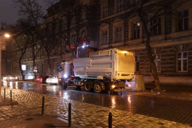 Collection and transportation of household waste by community service workers. Monitoring the environmental situation of the evening city of Lviv. Recycling of human waste in Ukraine. Garbage sorting