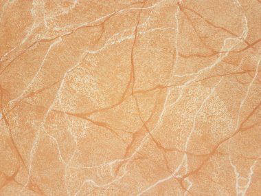 Tabak kırmızı çizgili sarı mermerden yapılmıştır. Kahverengimsi beyaz gölgeler. Tasarım ve dekorasyon için pürüzsüz bir doku. Doğal yapı malzemesi. Taştaki doğal desenler. Tabaklar zemin için