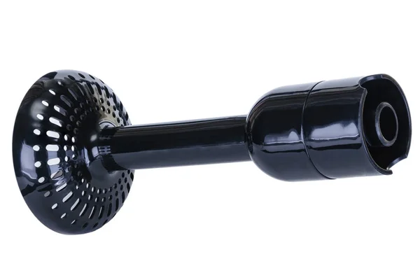 Black accessory masher for hand blender on the white background — Stock Photo, Image