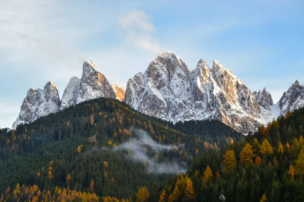 Val Funes Villnss Beautiful Valley Dolomites — Stock Photo, Image