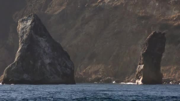 Pedras Mar Água Limpa Calma — Vídeo de Stock