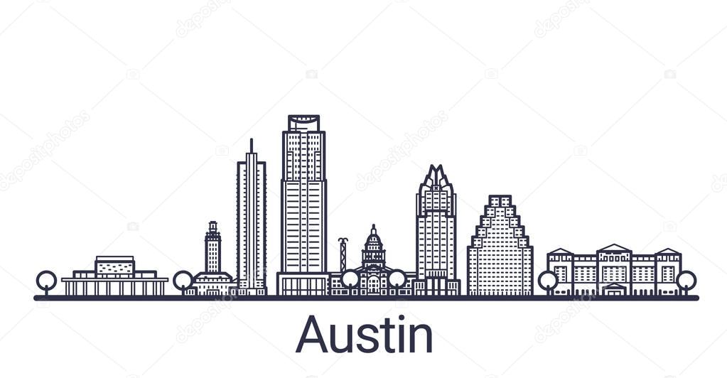 Outline Austin banner