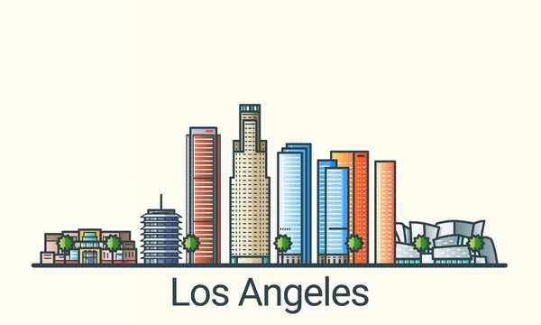 Düz çizgi Los Angeles afiş