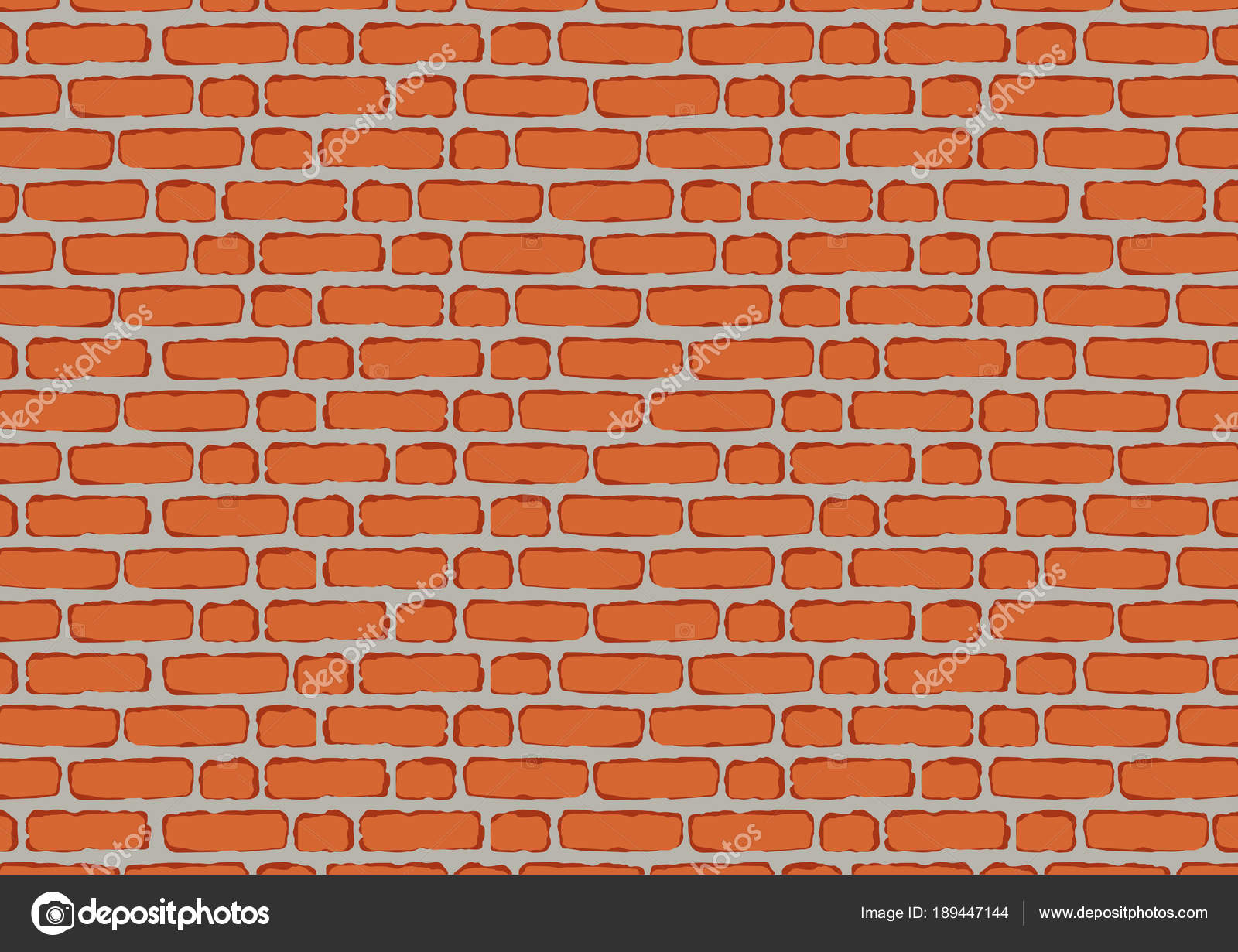 Wall Red Brick Background Decoration Stock Vector Wall Red Brick Background Decoration Stock Vector