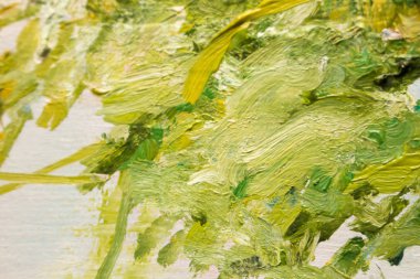 Soyut resim. Büyük kalp krizi arka planı için tuval üzerine yağlar ile boyama.