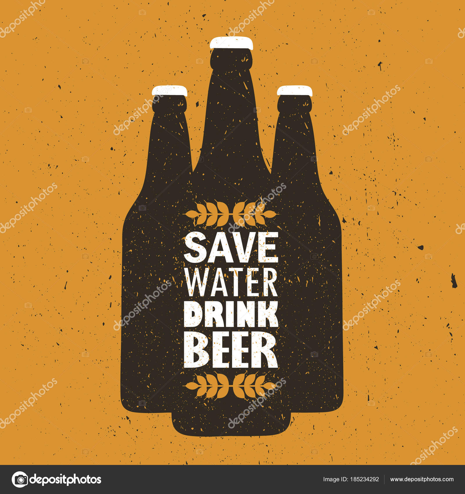 Download áˆ Poster On Save Water With Slogan In English Stock Pictures Royalty Free Save Water Drink Beer Images Download On Depositphotos