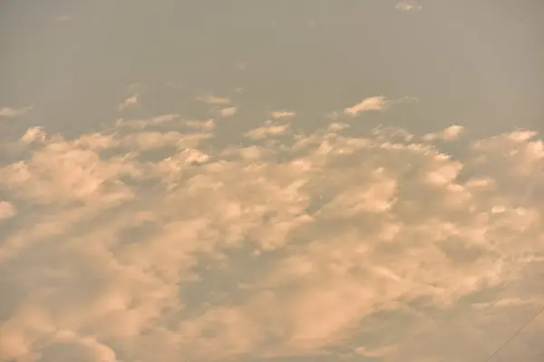 Skygolden Skygolden Cloud Sunset Altın Sarı Sky Ile Ilk Gün — Stok fotoğraf