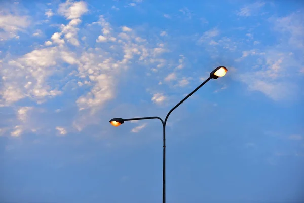 Ciel Bleu Avec Beaux Nuages — Photo