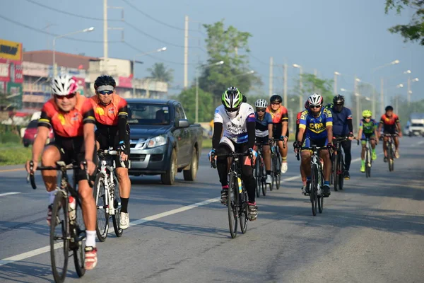 Amateur Cycliste Ils Participent Programme Bienfaisance Pour Les Enfants Ayant — Photo