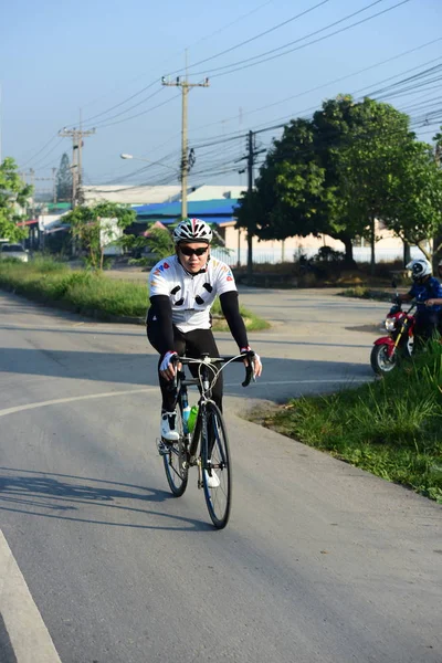 Ciclista Amador Eles Competem Programa Caridade Para Crianças Com Deficiência — Fotografia de Stock