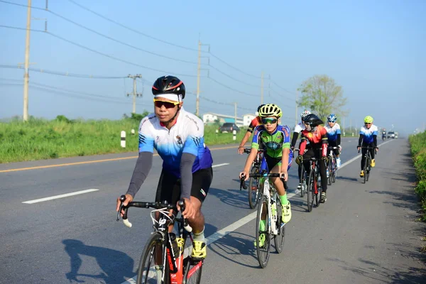 Amateur Cycliste Ils Participent Programme Bienfaisance Pour Les Enfants Ayant — Photo