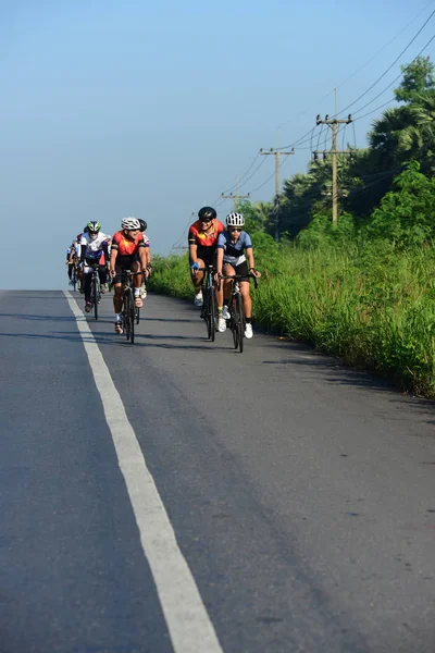 Amateur Cycliste Ils Participent Programme Bienfaisance Pour Les Enfants Ayant — Photo