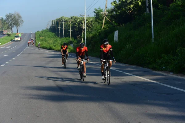 Charity Bike Tournament Help Children Visual Impairment Petchaburi Thailand Июнь — стоковое фото