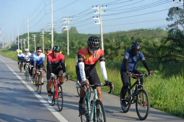 Ciclista Amateur Compiten Programa Caridad Para Niños Con Discapacidad Visual — Foto de Stock