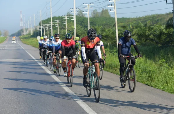 Amateur Cycliste Ils Participent Programme Bienfaisance Pour Les Enfants Ayant — Photo