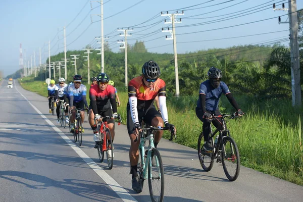 Ciclista Amador Eles Competem Programa Caridade Para Crianças Com Deficiência — Fotografia de Stock