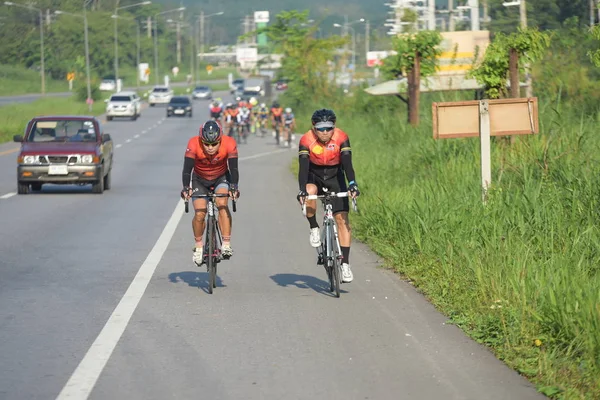 Charity Bike Tournament Help Children Visual Impairment Petchaburi Thailand Июнь — стоковое фото