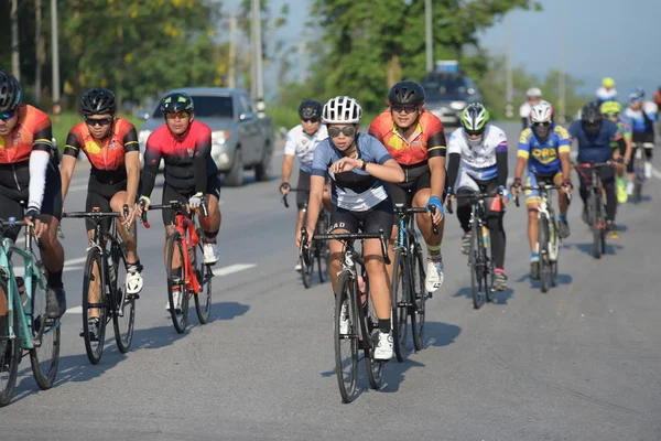 Charity Bike Tournament Help Children Visual Impairment Petchaburi Thailand Июнь — стоковое фото